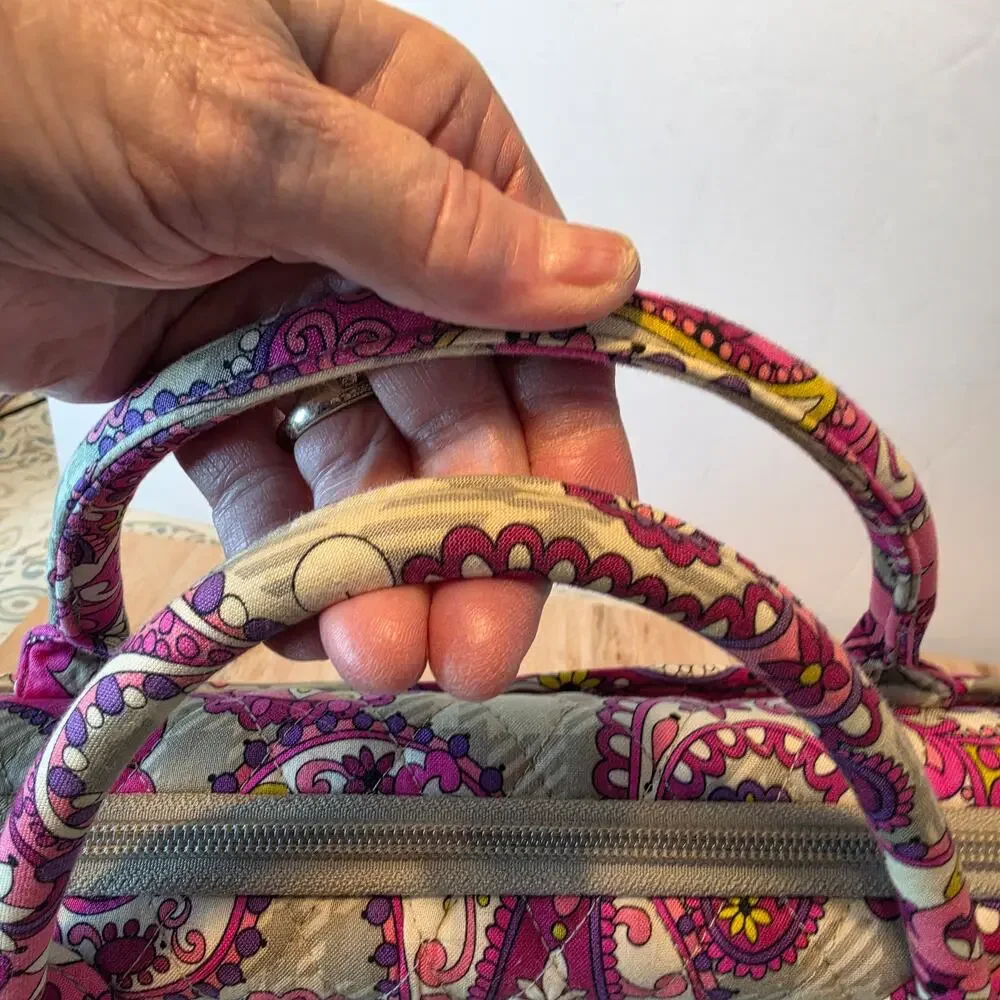 Vera Bradley quilted hard-shell laptop case 